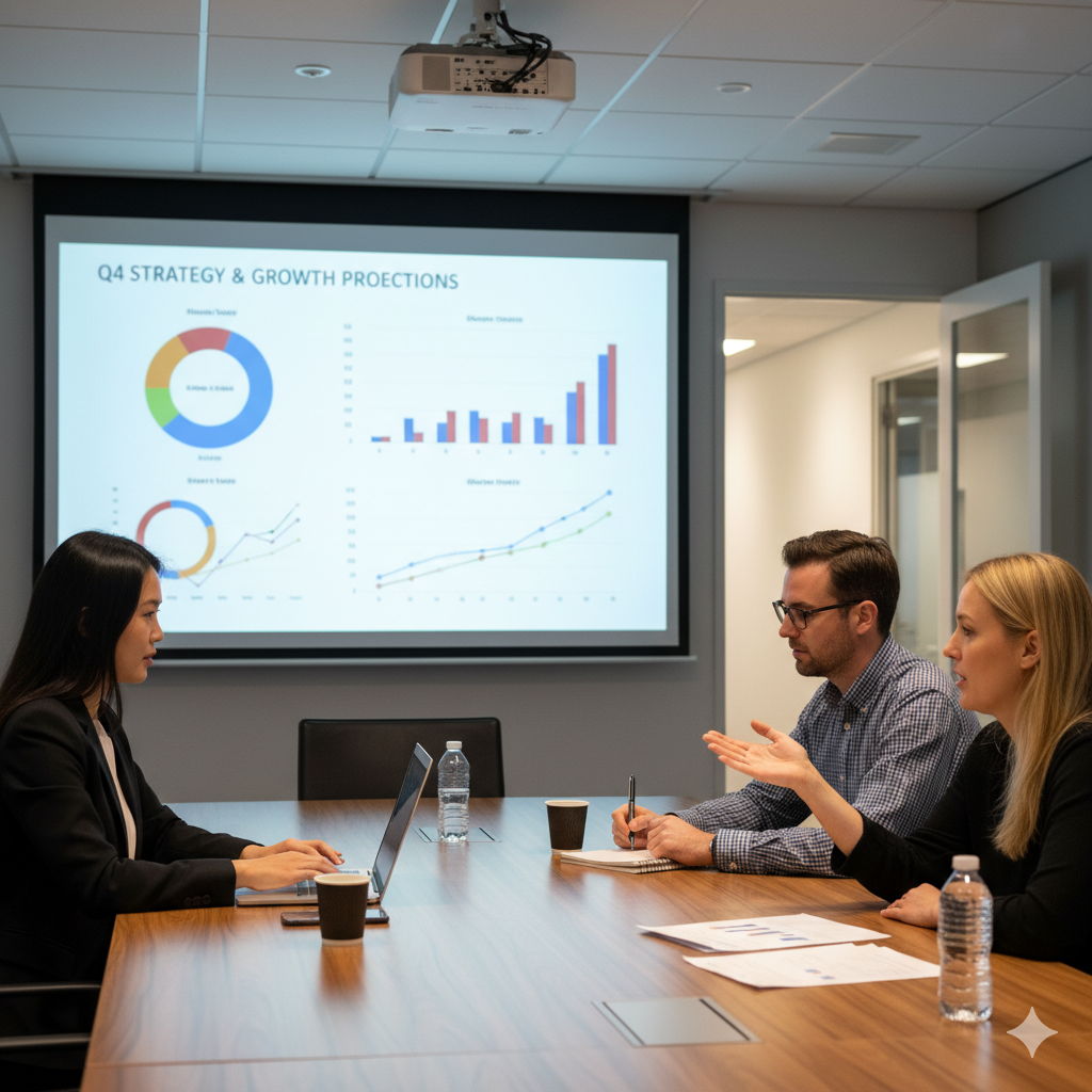 Une réunion de restitution d'un audit